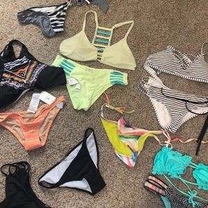 New and slightly  used swimsuits